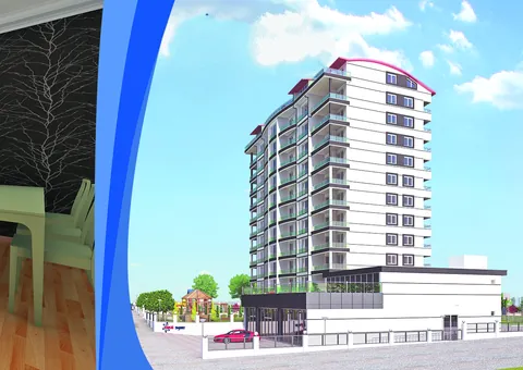 Övgü Smart bina, köşeden çizim